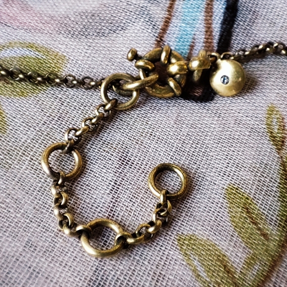 J. Crew Thin Navette Marquis Teardrop Crystal Clear Stones Statement Necklace - Picture 14 of 16